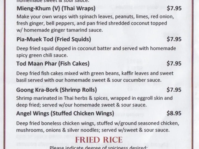 Thai House Appetizers