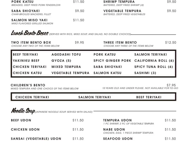 Rumble Fish - Lunch Specials