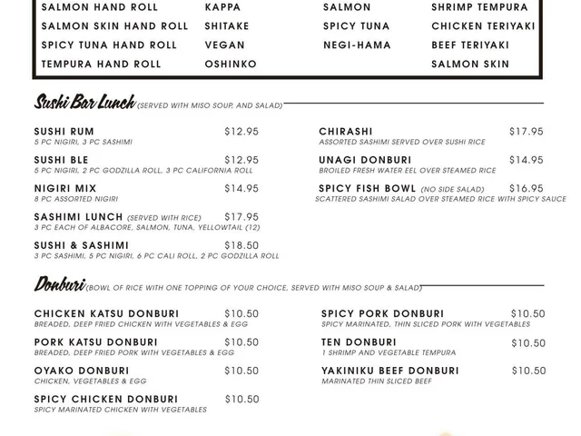 Rumble Fish - Lunch Specials